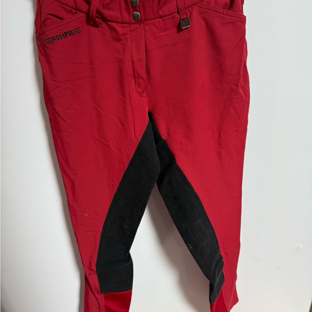 Romfh Red Equestrian Pants